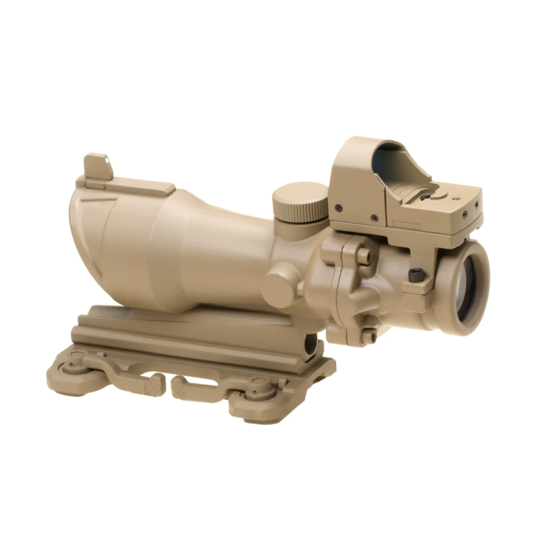 Aim-O Type ACOG 4X32 / RMR Combo Combat Scope Desert