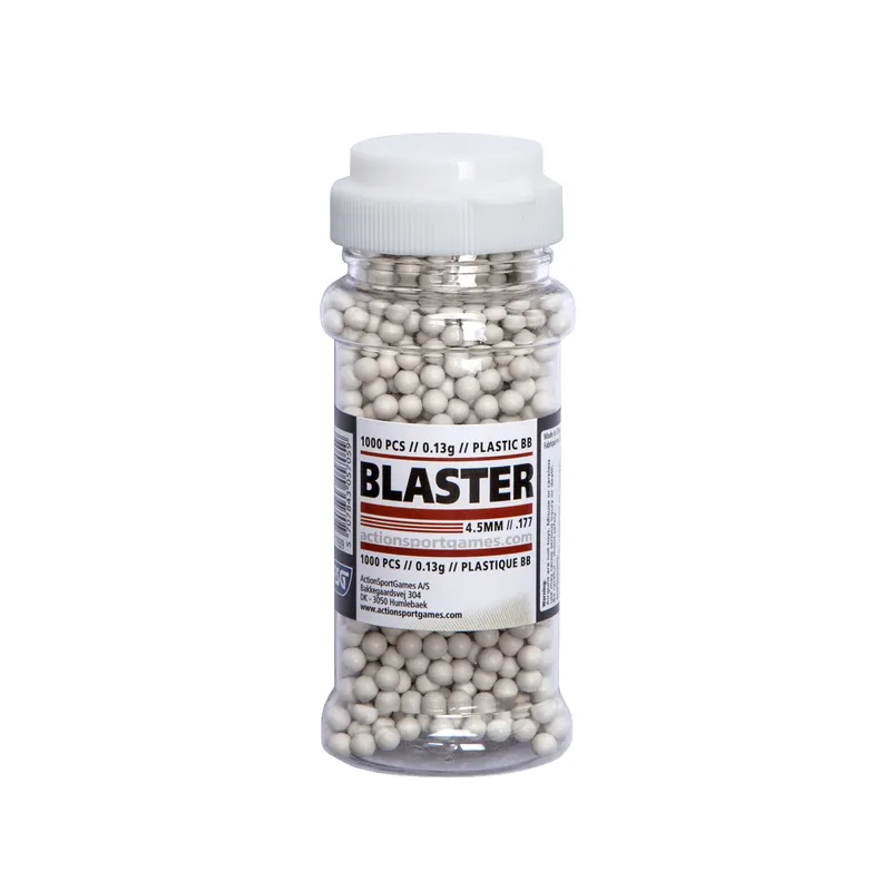 ASG Billes Plastic .177 / 4.5mm x1000 Blanche 0.13g