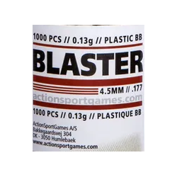 ASG Billes Plastic .177 / 4.5mm x1000 Blanche 0.13g