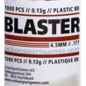 ASG Billes Plastic .177 / 4.5mm x1000 Blanche 0.13g
