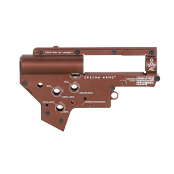 Specna Arms CNC Alu Gearbox V.2 Aether 8mm Dark Brown
