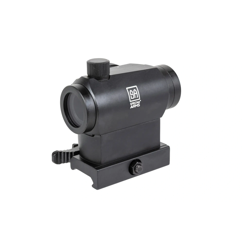 Specna Arms Red Dot T1 Core Noir avec Montage Haut & Bas Rét: Rouge/Vert