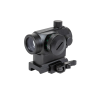 Specna Arms Red Dot T1 Core Noir avec Montage Haut & Bas Rét: Rouge/Vert