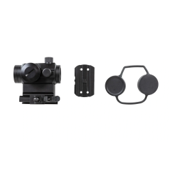 Specna Arms Red Dot T1 Core Noir avec Montage Haut & Bas Rét: Rouge/Vert