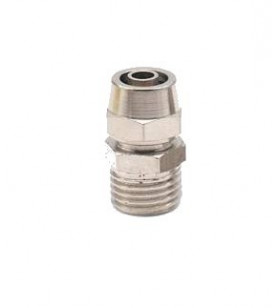 ACM Raccord HPA 1/8 NPT Male Métal - Macroline 8mm Femelle Serrage Mecanique Métal