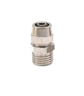 ACM Raccord HPA 1/8 NPT Male Métal - Macroline 6mm Femelle Serrage Mecanique Métal
