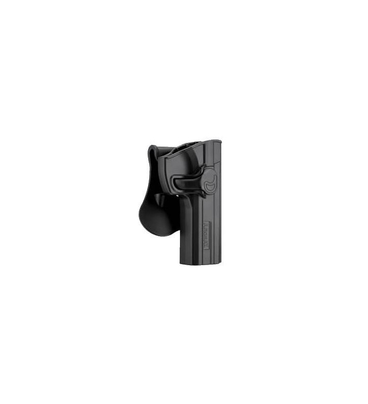 Amomax Holster Rigide SP-01 Droitier Noir Rotatif 360°